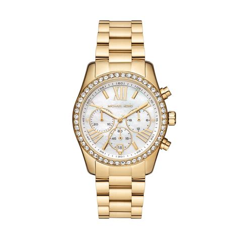 Michael Kors Lexington Chronograph Mother of Pearl 